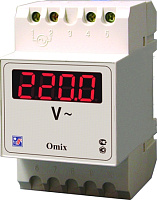 Вольтметр цифровой на DIN-рейку Omix D3-V-1-0.5
